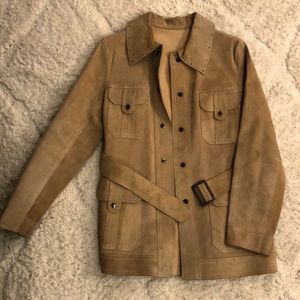 Hand made, vintage, reversible leather jacket.